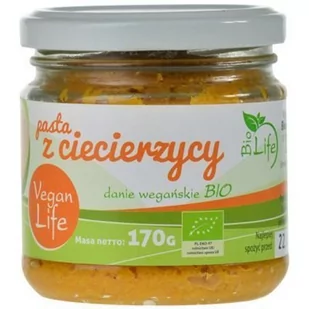 BioLife Pasta z ciecierzycy BIO 170 g M00-794-51928 - Pasty warzywne - miniaturka - grafika 1