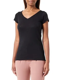 Sisley T-shirt damski, czarny 100, L - Koszulki i topy damskie - miniaturka - grafika 1