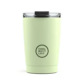 Zestawy naczyń dla dzieci - Cool Bottles Kubek termiczny 330 ml Triple cool Pastel Green - miniaturka - grafika 1