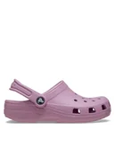 Buty dla dziewczynek - Crocs Klapki Toddler Classic Clog 206990 Różowy - miniaturka - grafika 1