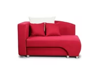 Sofy i kanapy - sofa MOON, 1-osobowa rozkładana, czerwony - miniaturka - grafika 1