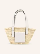 Torebki damskie - Loewe Torba Shopper Basket Small beige - miniaturka - grafika 1