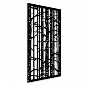 Dekoracje domu - OBRAZ 3d AŻUROWY DRZEWO LAS PANEL OBRAZY DO SALONU TRYPTYK DRZEWO DRZEWA 3d - miniaturka - grafika 1