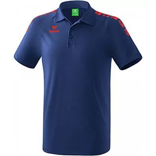 Koszulki męskie - Erima męska koszulka polo dla dzieci Essential 5-c New Navy/Red Size: 128 2111906 - grafika 1