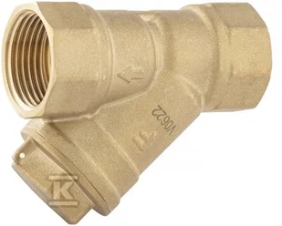 Filtr skośny siatkowy, nakrętno-nakrętny, DN100, G4 - Akcesoria grzewcze - miniaturka - grafika 1