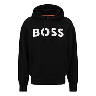 BOSS WebasicHood męska bluza z kapturem, czarny (Black1), XS - Bluzy męskie - miniaturka - grafika 1