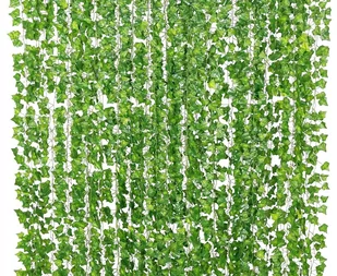Sztuczny Wiszący BLUSZCZ Roślina Liście Dekoracja x6 na ścianę balkon 2,1M - Sztuczne kwiaty Sztuczny Wiszący BLUSZCZ Roślina Liście Dekoracja x6 na ścianę balkon 2,1M - Sztuczne kwiaty - miniaturka - grafika 1