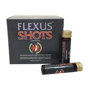 VALENTIS POLSKA SP. Z O.O. Flexus Shots Płyn Doustny 20 Fiolek 10Ml - Stawy, mięśnie, kości - miniaturka - grafika 1