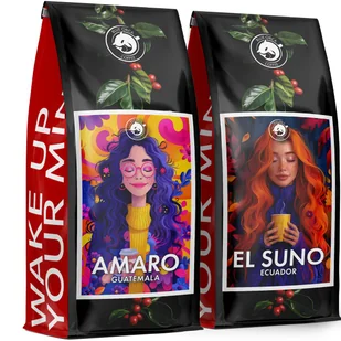 Kawa ziarnista Amaro & El Suno-LIMITED EDITION -ŚWIEZO PALONA 100% ARABICA - Kawa - miniaturka - grafika 1