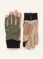 Rękawiczki - Salewa Rękawiczki Multisportowe Ortles Z Funkcją Ekranu Dotykowego gruen - miniaturka - grafika 1