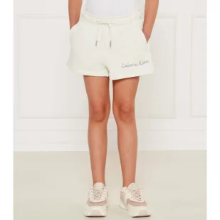 Calvin Klein Jeans Szorty Regular Fit - Spodnie i spodenki dla dziewczynek - miniaturka - grafika 1