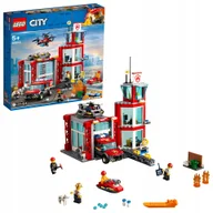 Klocki - Lego City Remiza Strażacka Wóz Zestaw 60215 Pojazdy Strażackie Lego - miniaturka - grafika 1