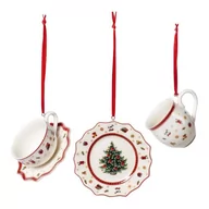 Ozdoby bożonarodzeniowe - Villeroy & Boch Toy's Delight Decoration Komplet Zawieszek Zastawa stołowa 14-8659-6664 - miniaturka - grafika 1