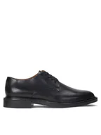 Półbuty męskie - Polo Ralph Lauren Półbuty Asher Derby Ds Dby 803945279002 Czarny - miniaturka - grafika 1