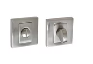 Szyldy i rozety - Szyld kwadratowy WC satyna (NERO) - miniaturka - grafika 1