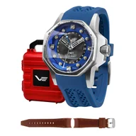 Zegarki męskie - Zegarek Męski Vostok Europe NH34-640A701S niebieski - miniaturka - grafika 1