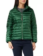 Kurtki damskie - Tommy Hilfiger Damska damska damska kurtka puchowa LW, zielona Prep Green, S - miniaturka - grafika 1