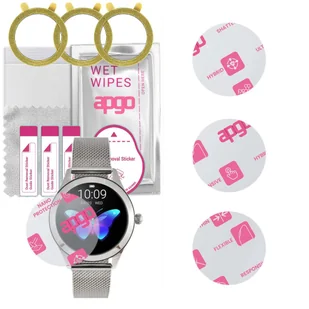 3x Szkło Hybrydowe do Watchmark Fashionwatch WKW10 - Akcesoria do smartwatchy - miniaturka - grafika 1