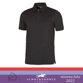Koszulki jeździeckie - Schockemohle Koszulka męska NATHAN SS 2023 - black - miniaturka - grafika 1