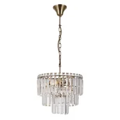 Lampy sufitowe - Lampa wisząca BUENA PND-22320-4-ABR Italux - miniaturka - grafika 1