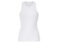 Bielizna nocna - esmara® Podkoszulka damska na ramiączka z bawełny organicznej (Biały, S(36/38)) - miniaturka - grafika 1