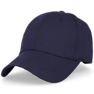 Czapki i chusty sportowe męskie - Czapka Classic Navy - Regulowana, Bawełniana, Uniwersalna - miniaturka - grafika 1