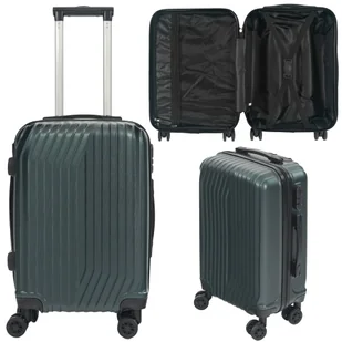 Walizka Artnico 34l 55x40x20cm kabinowa c. zielona - Torby podróżne - miniaturka - grafika 1