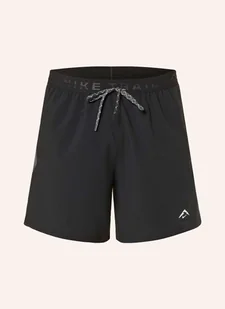 Nike Szorty Do Biegania 2 W 1 Trail Brief-Lined schwarz - Spodenki damskie - miniaturka - grafika 1