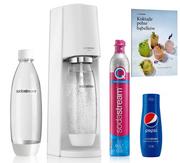 Saturatory - Saturator Sodastream Terra Biały + Syrop Pepsi - miniaturka - grafika 1