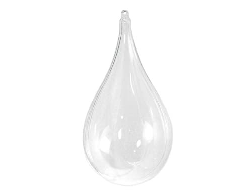 INNSPIRO Wisiorek plexiplast Drop 10x5,5cm, Biały