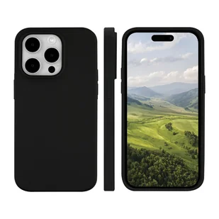 DBRAMANTE1928, etui ochronne Monaco kompatybilne z MagSafe dla iPhone 15 Pro, czarne - Etui i futerały do telefonów - miniaturka - grafika 1
