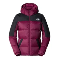 Kurtki damskie - Kurtka damska The North Face Diablo Down Hoodie puchowa bordowa-XS - miniaturka - grafika 1