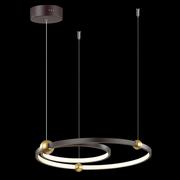 Lampy sufitowe - Altavola Design Aurora lampa wisząca czarny złoty LA110P503kblack - miniaturka - grafika 1