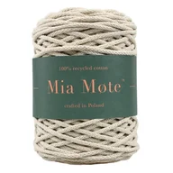 Zabawki kreatywne - Mia Mote™ Basic Line sznurek bawełniany 5mm ivory-Szpula ~ 50 m - miniaturka - grafika 1