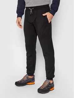 Spodnie sportowe męskie - CMP Spodnie dresowe 31D4337 Czarny Regular Fit - grafika 1