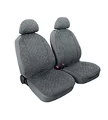 Pokrowce na fotele - Lampa Komplet pokrowców na przednie siedzenia MIKI szary 54941 - miniaturka - grafika 1
