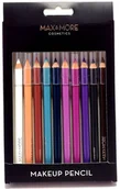 Kredki do oczu - Max & More, Kredki Do Makijażu, 10 Kolorów - miniaturka - grafika 1