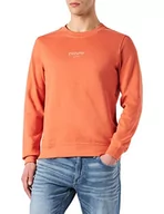 Bluzy męskie - s.Oliver Męska bluza 130.10.202.14.140.2109641, Dusty orange, M - miniaturka - grafika 1