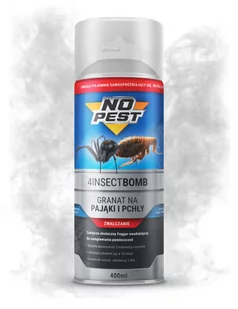 Bomba No Pest Na Pająki I Pchły 400Ml Granat Fogger Środek Preparat Odymiacz Na Pająki Pchły Pluskwy Karaluchy - Zwalczanie i odstraszanie szkodników - miniaturka - grafika 1
