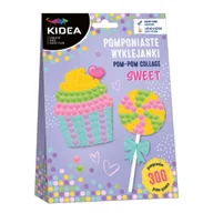 Zabawki kreatywne - DERFORM, pomponiaste wyklejanki sweet kidea - miniaturka - grafika 1