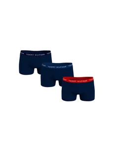 TOMMY HILFIGER BOKSERKI MĘSKIE 3 PARY TRUNK WB NAVY UM0UM02324 0V4 S - Majtki męskie - miniaturka - grafika 1