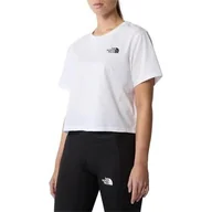 Koszulki sportowe damskie - Koszulka sportowa damska The North Face Simple Dome Cropped - miniaturka - grafika 1
