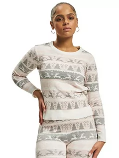 Swetry damskie - ONLY Damski sweter Onlxmas Comfy Deer L/S KNT (3 sztuki), Crystal Pink/Pattern:w. Light Grey Melange/Cloud Dancer, L - grafika 1