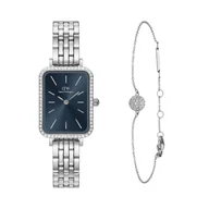 Zegarki damskie - Daniel Wellington Kobietyzegarek Daniel Wellington Quadro srebrny - stal nierdzewna Zegarki damskie 1 ct Damski - miniaturka - grafika 1