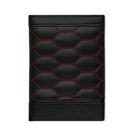 Etui na dokumenty i karty - Audi 3152201500 etui na dowód rejestracyjny pojazdu, skórzany pokrowiec, dokumenty pojazdu, etui RFID, czarno-czerwone, Audi Sport Design - miniaturka - grafika 1