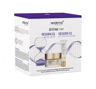 Sesderma Sesgen 32 ZESTAW Krem odżywczy aktywujący komórki + Krem kontur oczu 50 ml, 15 ml - Zestawy kosmetyków damskich - miniaturka - grafika 1