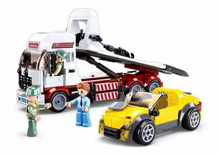 Klocki Sluban Miasto Pojazd holujący z autkiem 338el. 158041 GAZELO - Klocki - miniaturka - grafika 1