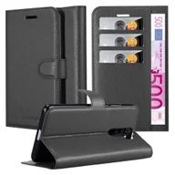 Etui i futerały do telefonów - Etui Cadorabo do Xiaomi RedMi NOTE 8 PRO z czarną obudową ochronną na telefon komórkowy z magnetycznym zamknięciem - miniaturka - grafika 1