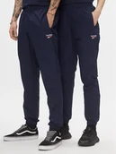 Spodnie sportowe męskie - Reebok Spodnie dresowe Classics Vector Tracksuit Bottoms H54439 Niebieski Slim Fit - miniaturka - grafika 1