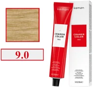 Farby do włosów i szampony koloryzujące - Kemon Cramer Color Kremowa farba do włosów z olejem kokosowym 100ml Very Light Mediterranean Nat.Blonde 9,0 - miniaturka - grafika 1